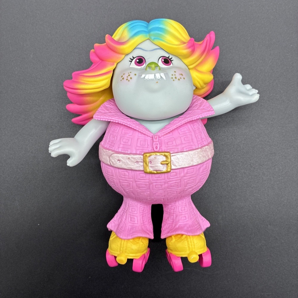 DreamWorks Trolls 6" Bridget Lady Glitter Sparkles Figure w/ Skates Hasbro 2016